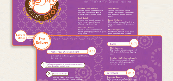 Naan menu